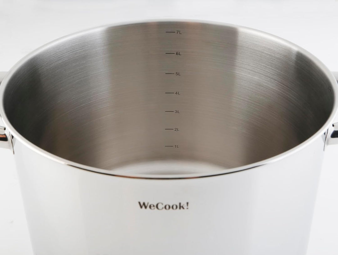 STAINLESS STEEL POT WITH LID 32 cm. Ø 32 cm - 17.6 L, Ø 32 cm - 17.6 L