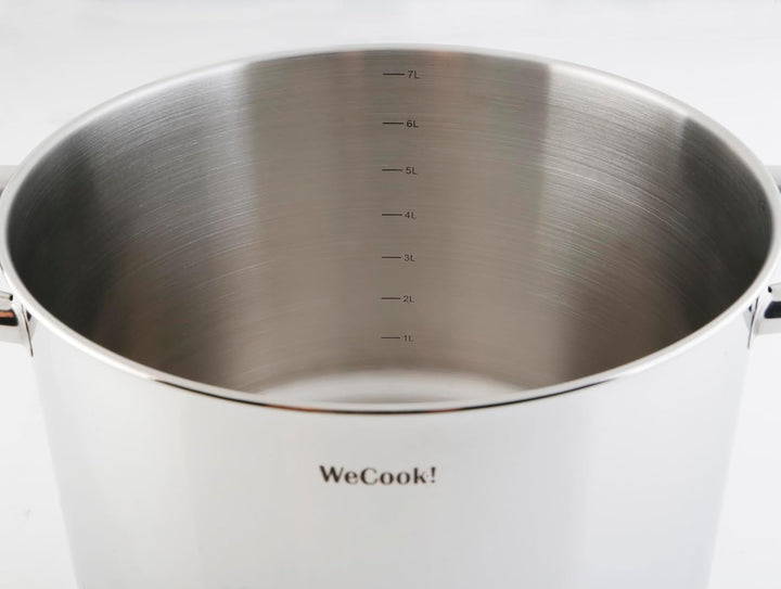 STAINLESS STEEL POT WITH LID 32 cm. Ø 32 cm - 17.6 L, Ø 32 cm - 17.6 L