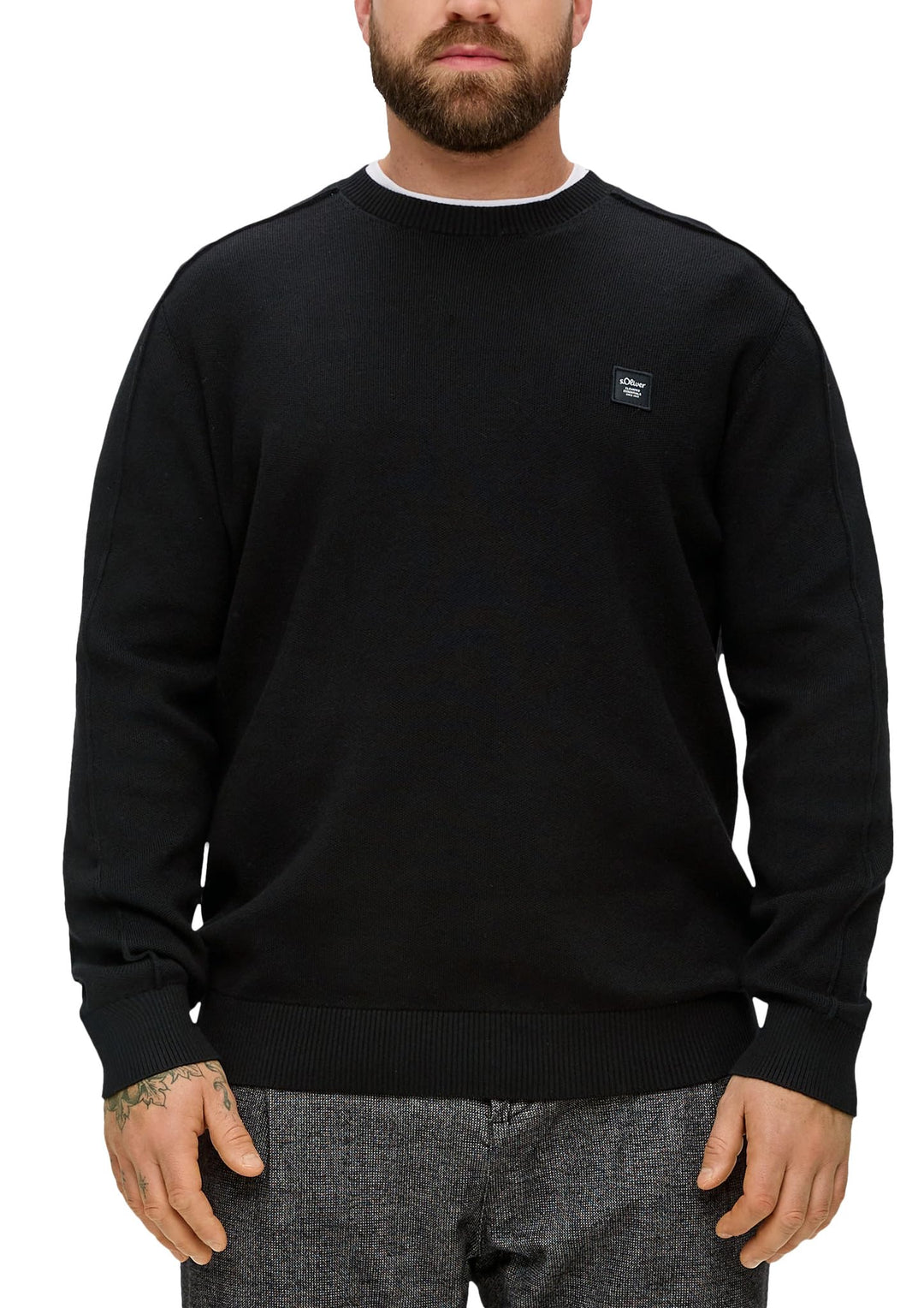 s.Oliver Herren Pullover mit Crew Neck 3XL 9999, 3XL 9999