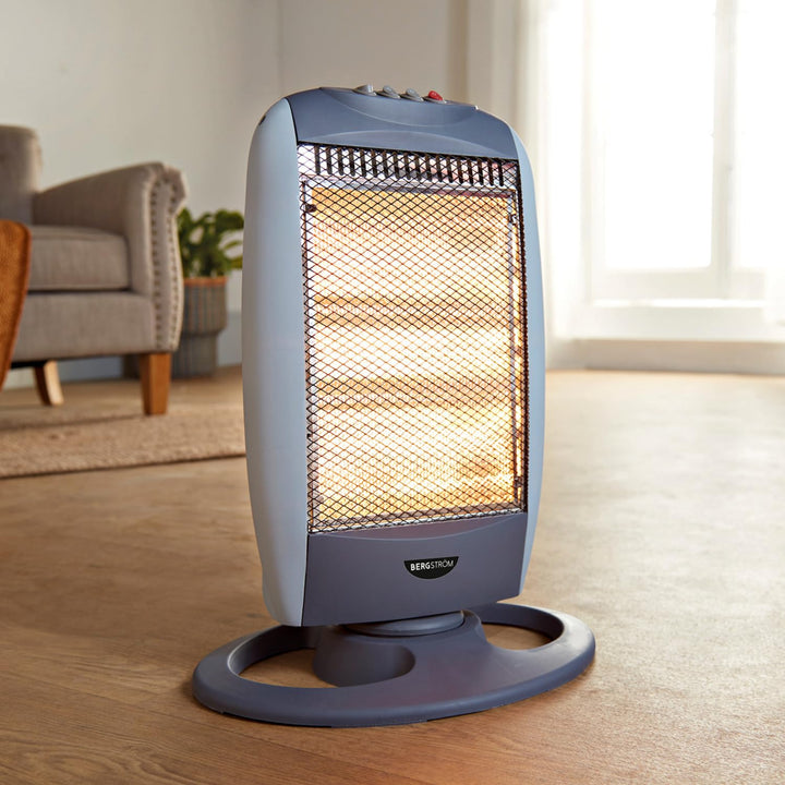 3 PAGEN® Halogen-Heizstrahler Bergström mit 3 Heizstufen – max. 1220 Watt - 75°-Oszillation - Sicher