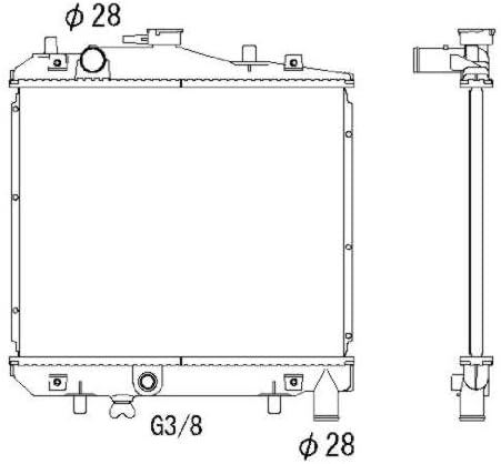 NRF 506516 Kühler, Motorkühlung