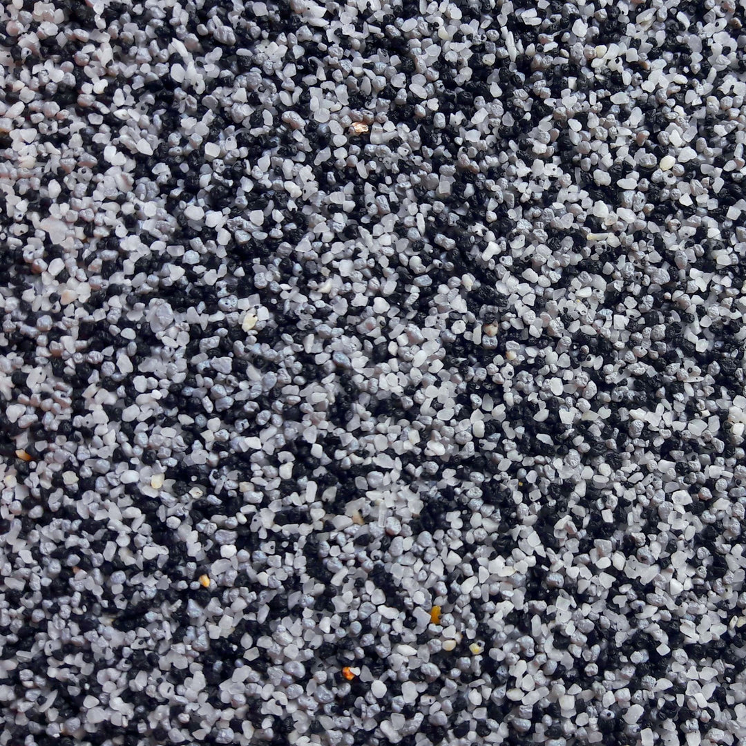 20kg Buntsteinputz Mosaikputz 1-2mm SOP3 Schwarz/Grau/Weiss Wandputz - Hergestellt in Bayern