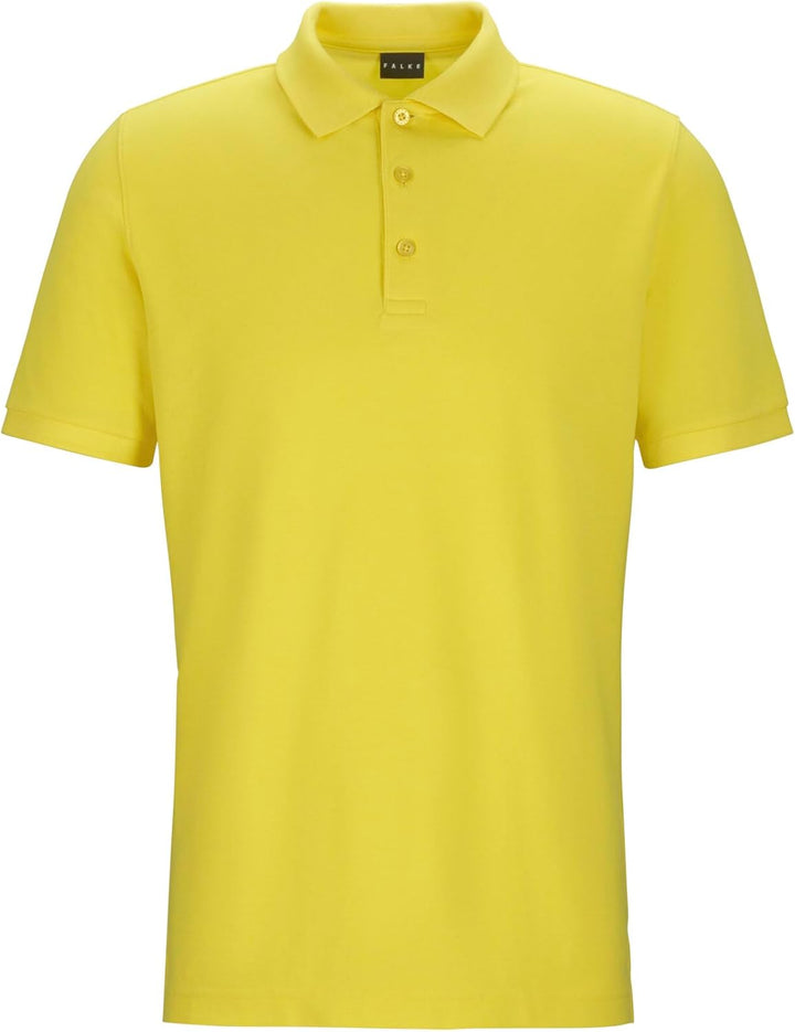 FALKE Herren Basic Polo Shirt Piqué Polohemd weich hautfreundlich atmungsaktive Baumwolle 1 Stück |