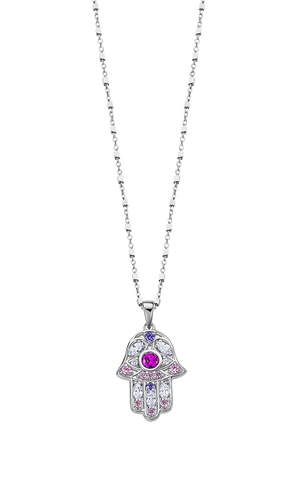 Lotus Silver Halskette Mystic LP1989-1/1 LP1989-1/1, Rosa, Einheitsgrösse, Metall, Kein Edelstein