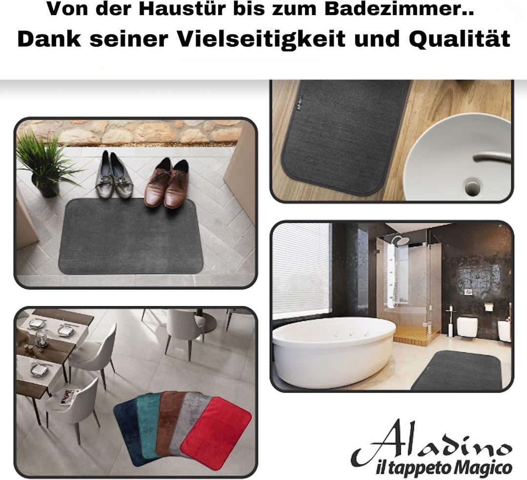 Aladino il tappeto Magico® - Das Original Innen- und Aussenteppich, rutschfest und maschinenwaschbar
