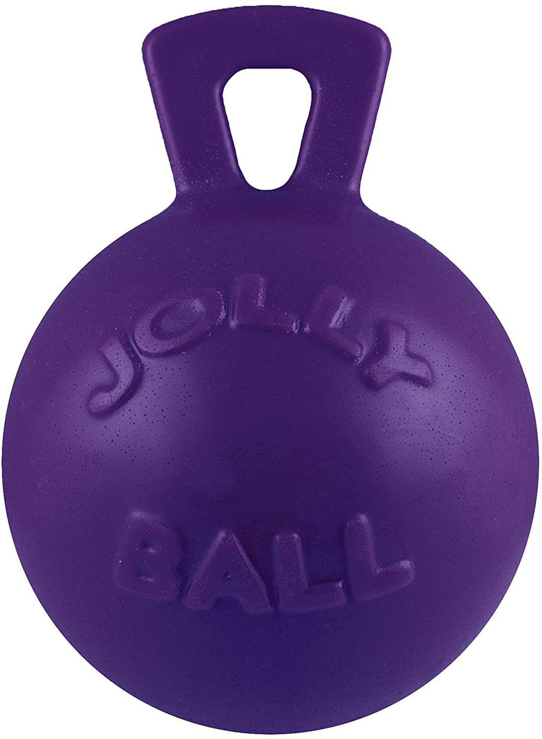 Jolly Pets Tug-n-Toss Robuster Hundespielzeugball mit Griff, 11,4 cm/klein, Violett 4.5 Inches/Small