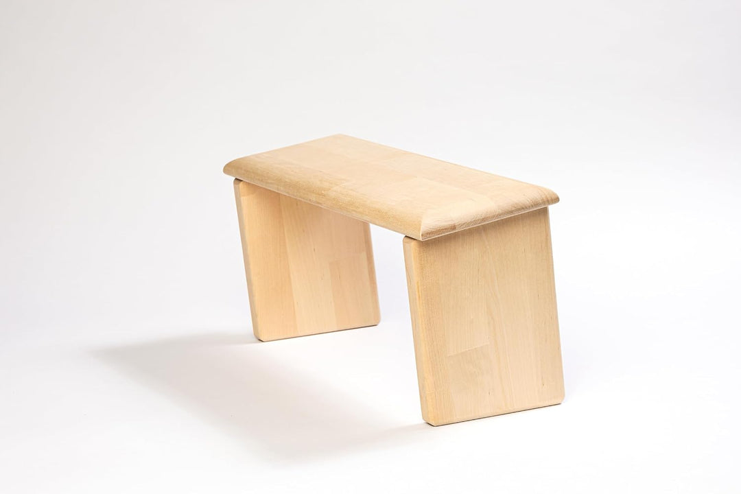 Generisch Meditationsbank - verschiedenen Höhen - Buche und Birke - handgefertigt Birke 42x16x23/21c