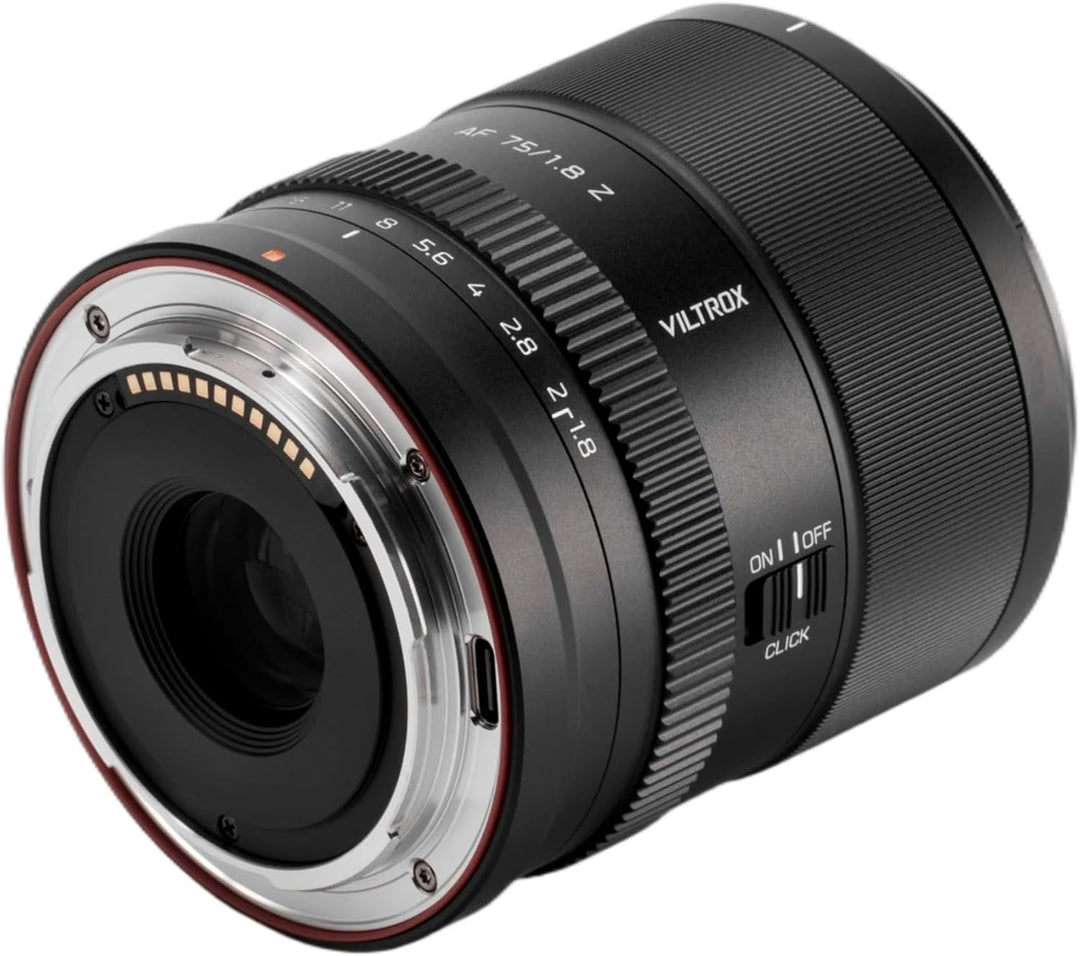 VILTROX 75mm F1.8 Z EVO Objektiv, AF 75mm f1.8 für Nikon Z Mount, Autofokus APS-C Objektiv für Nikon