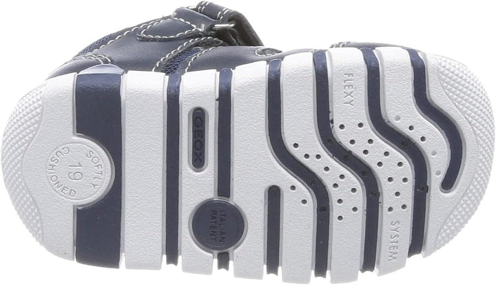 Geox Jungen B Iupidoo Boy First Walker Shoe, Navy