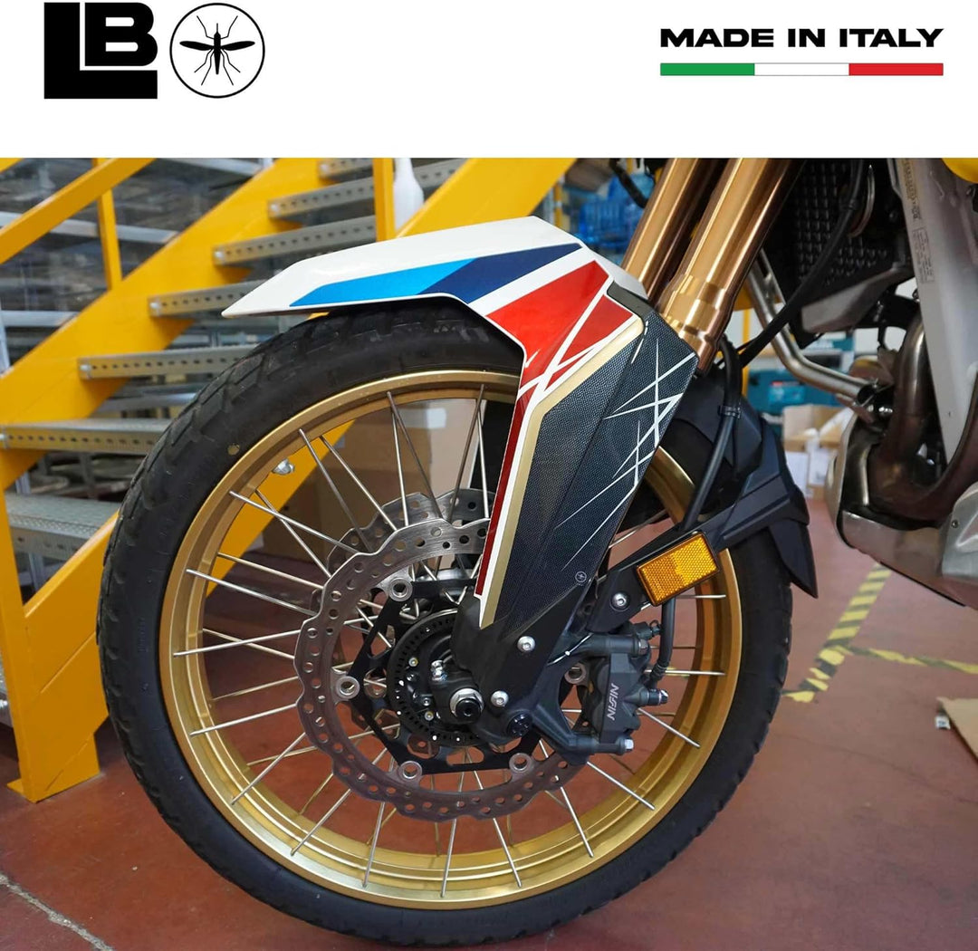 labelbike - 3D-Aufkleber-Set für den vorderen Kotflügelschutz, kompatibel mit Honda Africa Twin 1100