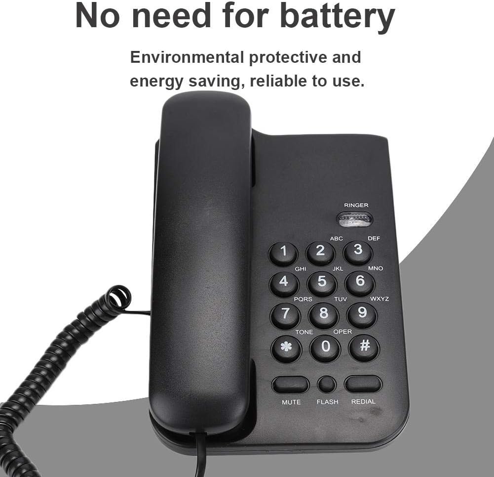 Hoteltelefon, KX-T3026CID Festnetztelefon Tragbares Englisches Telefon für das Home Office des Hotel