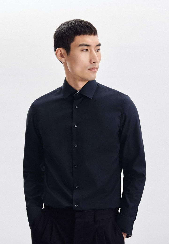 Seidensticker Herren Men X-Slim Longsleeve Hemd 36 Dunkelblau(453480), 36 Dunkelblau(453480)