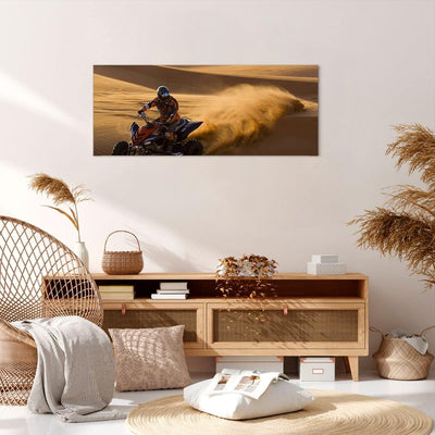 Wandbilder Dekoration Wohnzimmer Safari Rallye Wettkämpfe Sport Panorama Bilder auf Leinwand 120x50c