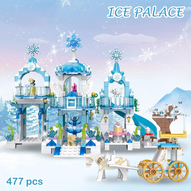 COGO Friends Mädchen Prinzessin Schloss Bausteine Frozen Schloss Bauspielzeugsets Prinzessin Spielze