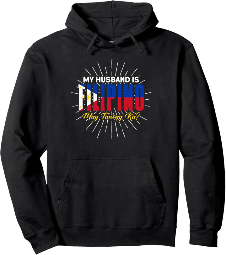 Philippinisch Mein Ehemann ist Filipino Philippinen Pullover Hoodie