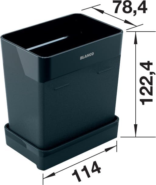 BLANCO Worktop Organizer Container | Behälter Set für die Aufbewahrung von Utensilien an der Spüle |