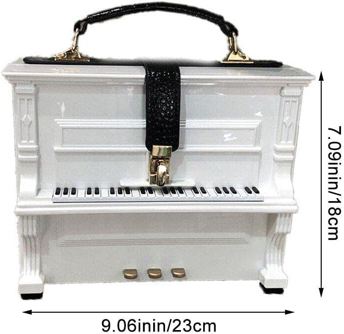 Mode Klavier Form Frauen Handtasche Acryl Box Geformt Frauen Geldbörsen Schulter Damen Party Abend T
