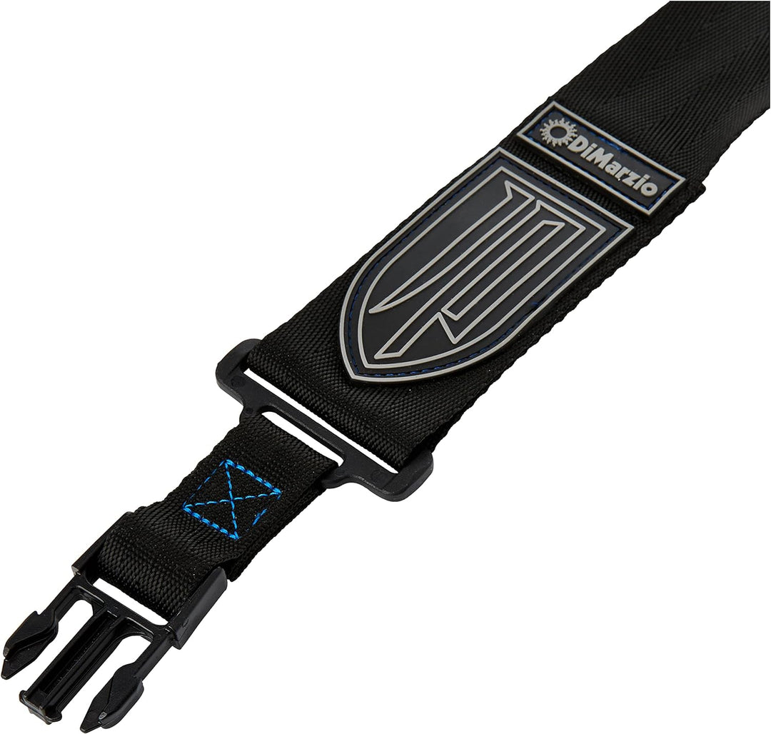 DiMarzio DD2200JPBKBLS - John Petrucci Cliplock Guitar Strap - Nylon - Black