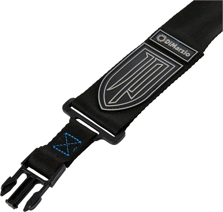 DiMarzio DD2200JPBKBLS - John Petrucci Cliplock Guitar Strap - Nylon - Black