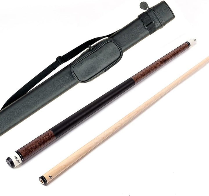 Riley Amerikanischer Billardqueue mit Kunstleder-Griffabschnitt, 58 (147 cm), 13 mm Spitze Dunkle Ho