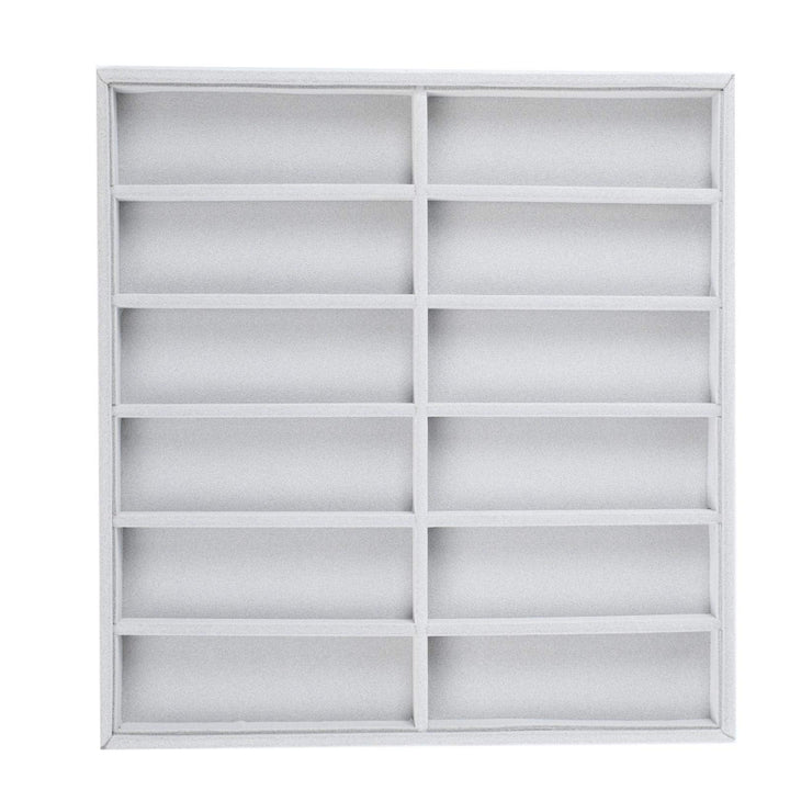 Sonnenbrillen Aufbewahrung, 12 Gitter Sonnenbrillenhalter Holz Brillenbox Brillen Organizer Aufbewah