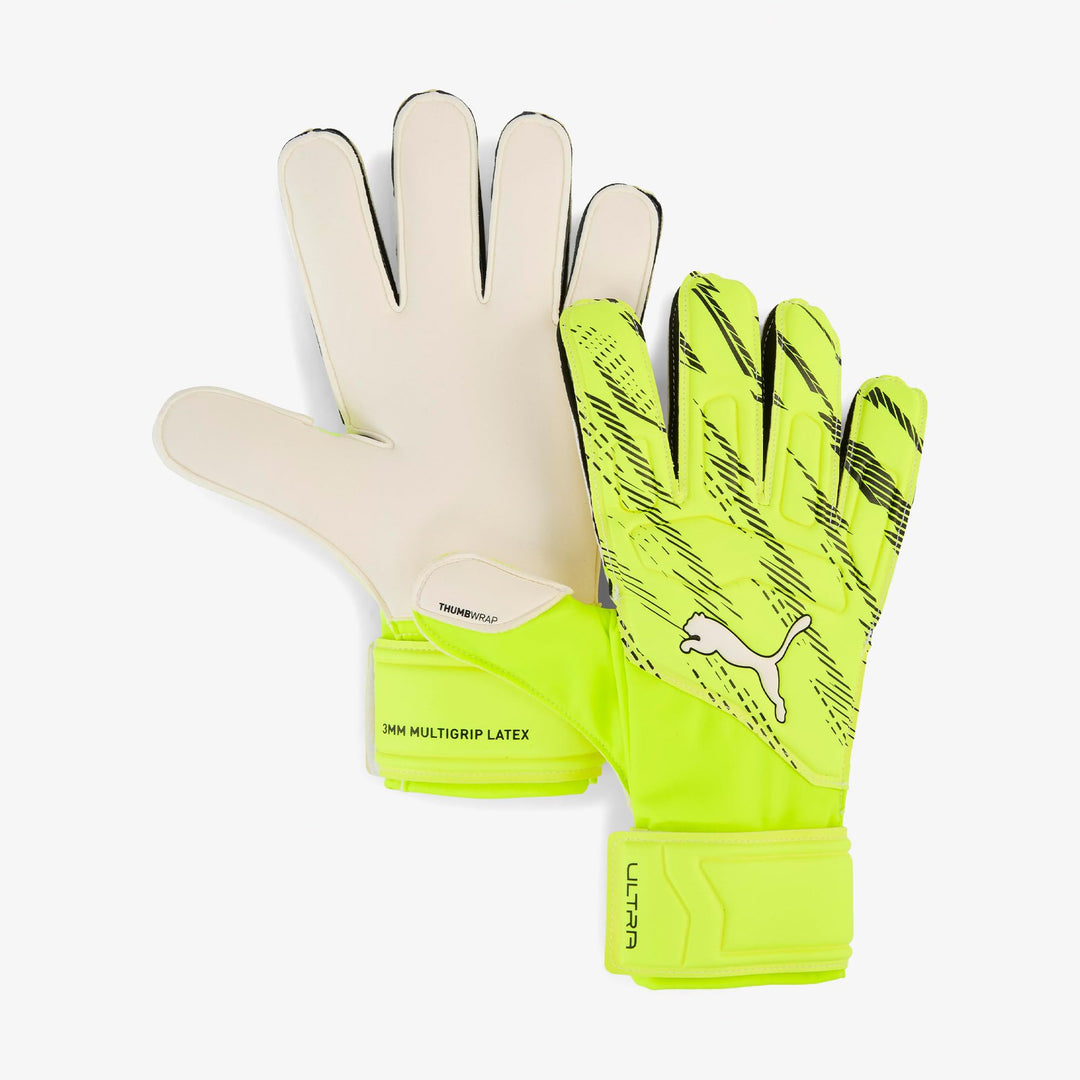PUMA Ultra Match RC, Jungen Torwarthandschuhe 32 Yellow Alert-Puma Black, 32 Yellow Alert-Puma Black