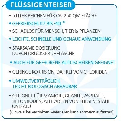 5 Liter Flüssigenteiser ICEBUSTER im Nachfüll-Set - salzfrei