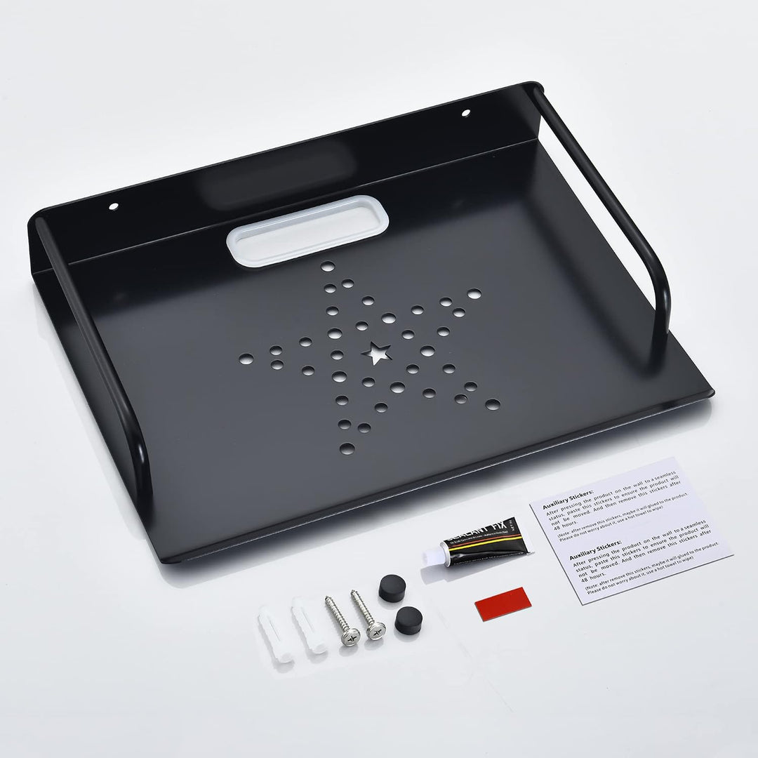 Router Regal, Kleiner Projektor Wandregal, TV Box Halterung, Multimedia Ablage, Wand Montiert Regal
