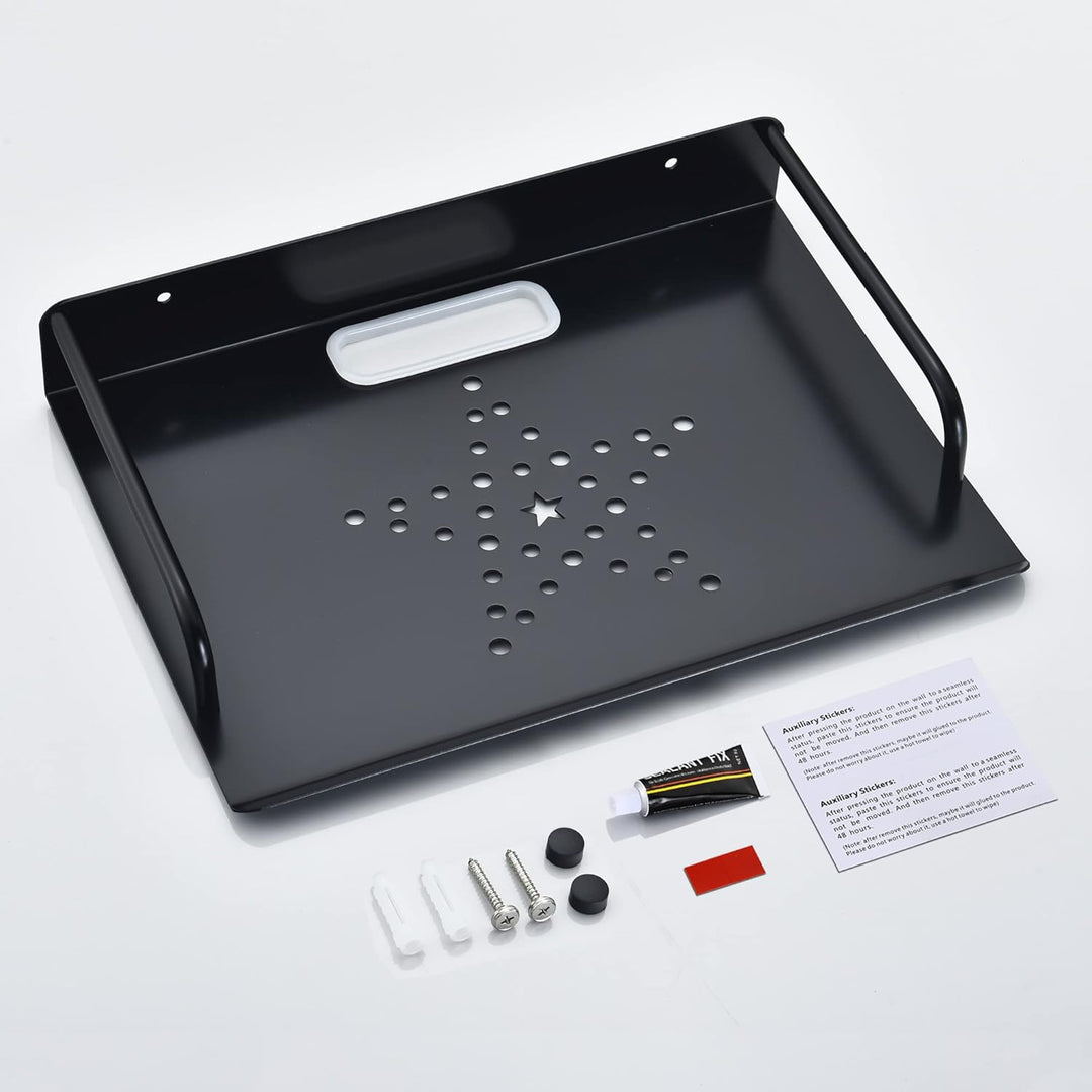 Router Regal, Kleiner Projektor Wandregal, TV Box Halterung, Multimedia Ablage, Wand Montiert Regal