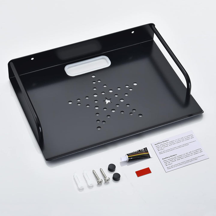 Router Regal, Kleiner Projektor Wandregal, TV Box Halterung, Multimedia Ablage, Wand Montiert Regal