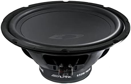 Alpine Subwoofer SWE-1044E, Schwarz