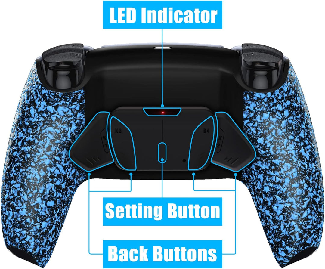 eXtremeRate Programmierbar RISE4 Remap Kit für ps5 Controller BDM-010/020,Remap Board&Rückplate Gehä