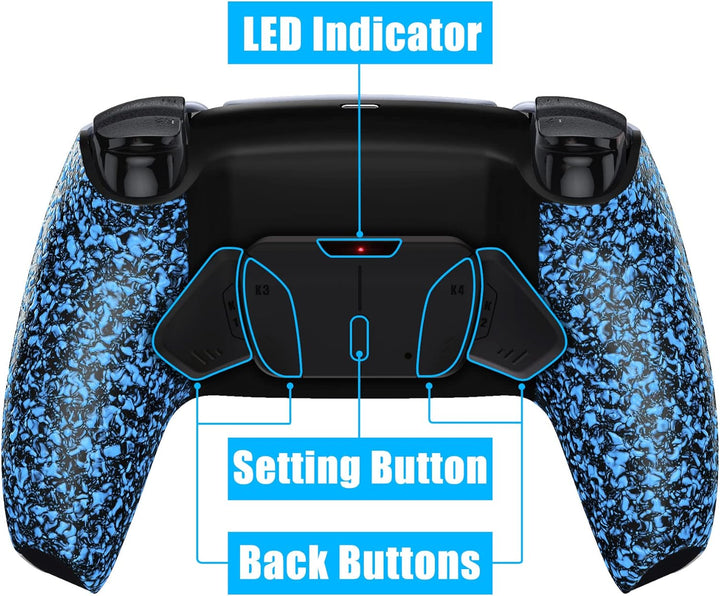 eXtremeRate Programmierbar RISE4 Remap Kit für ps5 Controller BDM-010/020,Remap Board&Rückplate Gehä