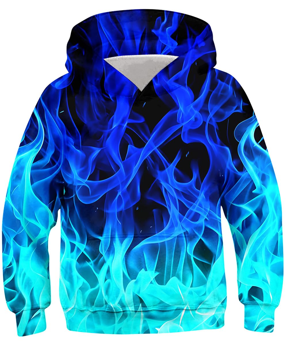 TUONROAD 3D Hoodie Kinder Jungen Mädchen Lustig Kapuzenpullover Langarm Sweatshirt Pullover 6-14 Jah