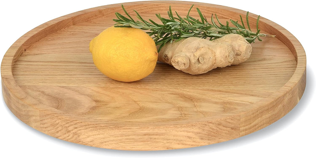 Natuhr Servierplatte Platzteller Holzteller – Plato – Design Serviergeschirr Käseplatte Snackplatte