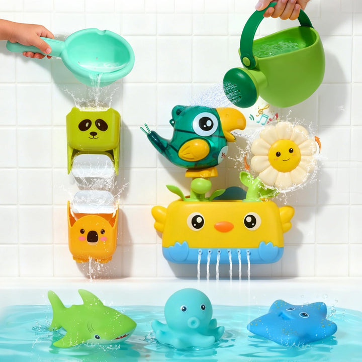 Badewannenspielzeug ab 1 2 3 4 Jahr, Badespielzeug ab 1 2 3 4 Jahr, Badespielzeug Baby ab 1 Jahr, Wa