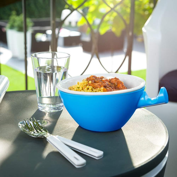 Mepal Loomm ESS Schale Porzellan Kunststoff (aqua 4er Set)