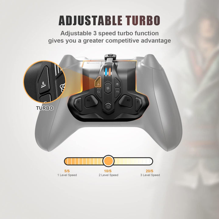 Paddles für Xbox Series S/X Controller,Rücktasten Ansatzstück mit 4 Paddeln kompatibel mit Xbox Seri
