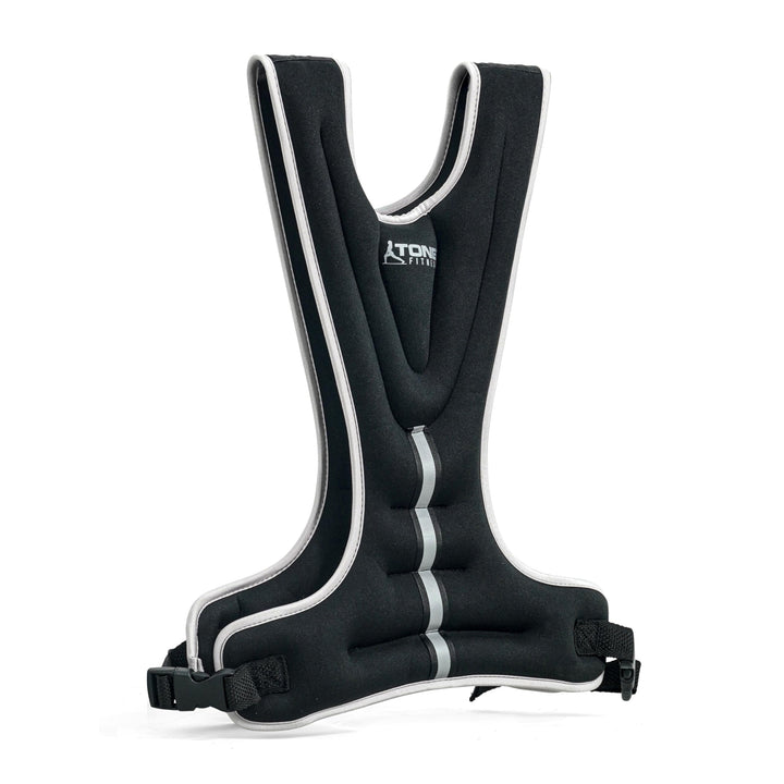 Tone Fitness 8 LB Gewichtsweste, Schwarz Reflektierend, sicher