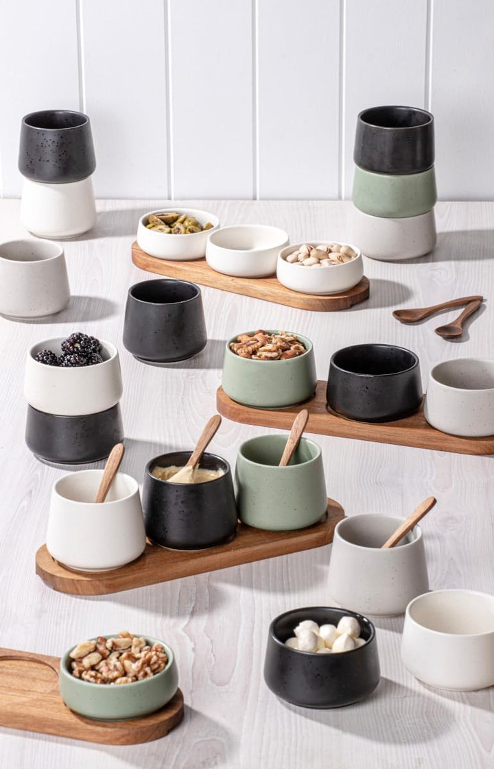Ladelle Elements Schalenset flach assortiert Set3