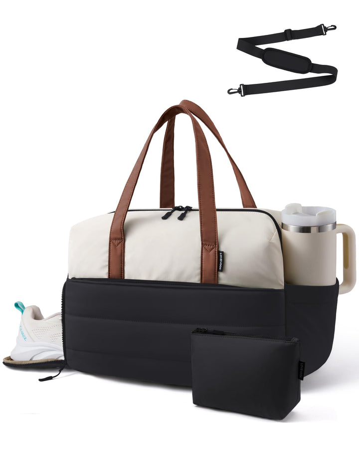 LOVEVOOK Sporttasche Reisetasche Klein Damen, Leichte Puffer Weekender Travel Bag Kliniktasche Gebur