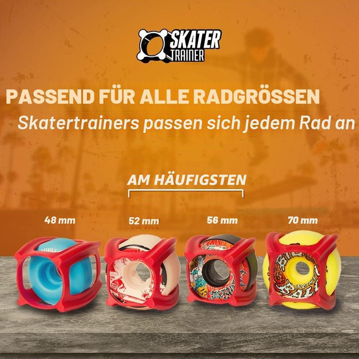 SKATERTRAINER 2.0, die Gummi Skaten Zubehör für Perfektionierung Ihrer Ollie und Kickflip – Lernen,