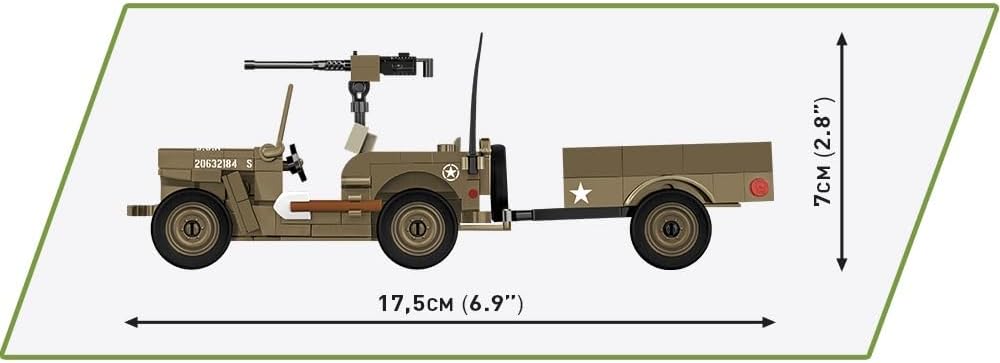 COBI Willys MB & Trailer