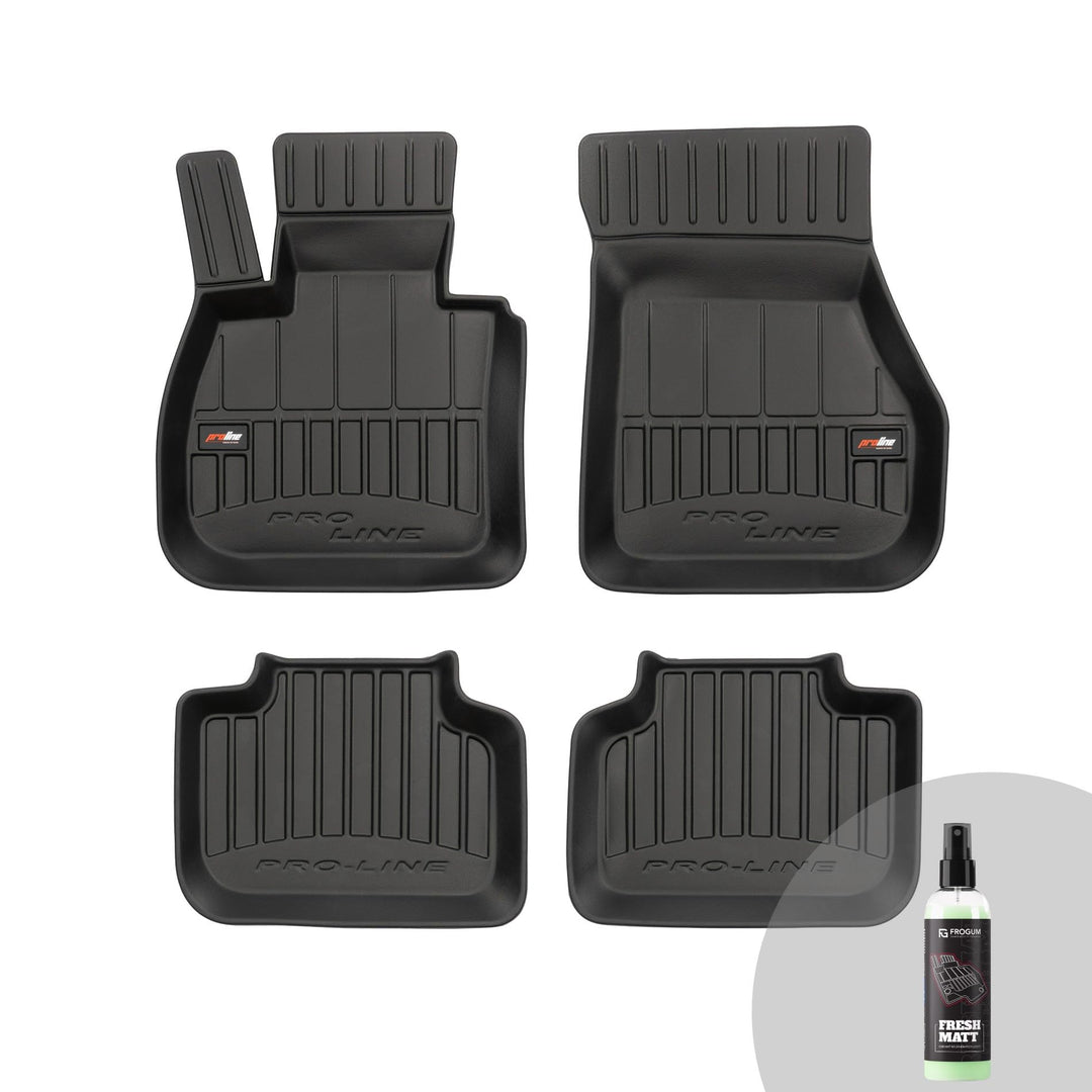 FROGUM ProLine 3D Gummimatten Exklusiven Auto Fussmatten Autofussmatten für BMW X1 F48 2015-2022, fü