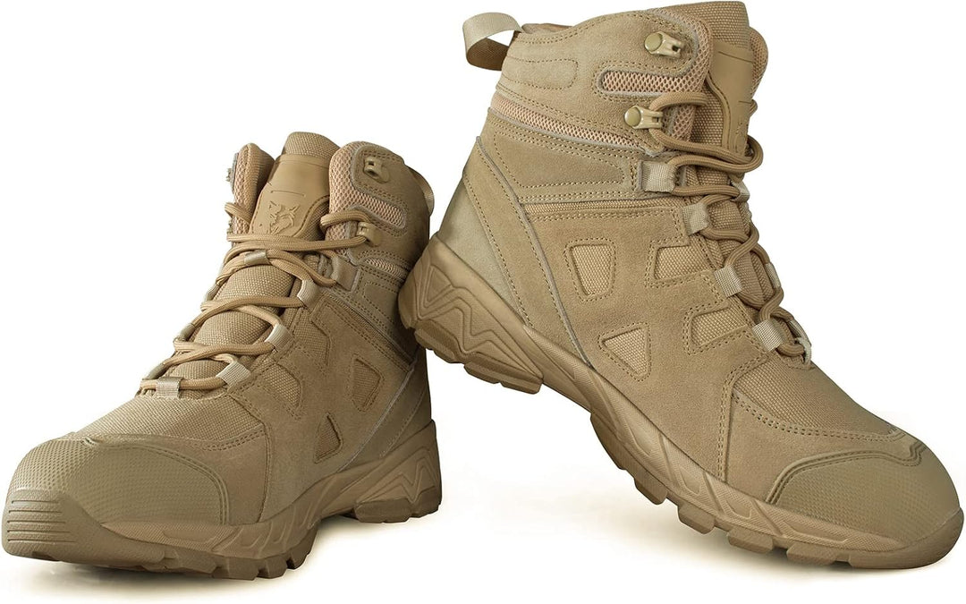LUDEY Militärstiefel Herren Einsatzstiefel Springerstiefel Bequem Kampfstiefel Tactical Schuhe Dauer