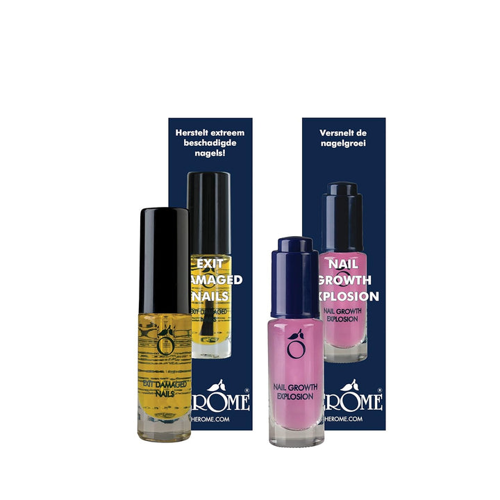 Herome Combi-Pack Ende extrem beschädigte Nägel & Nagelwachstumserum Explosion (Exit Damaged Nails &
