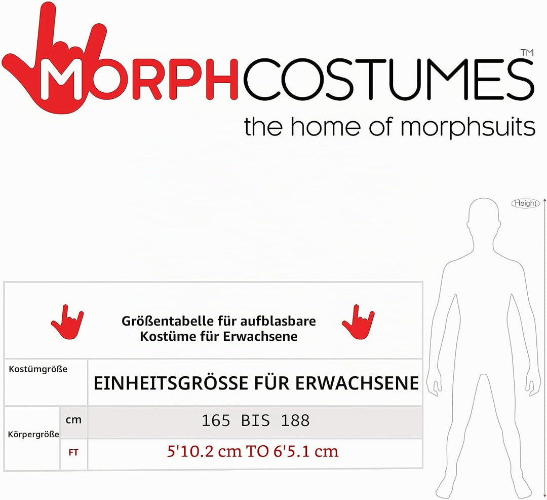 Morph Riesiges Aufblasbares Skelett Diplodocus Kostüm für Erwachsene, Dinosaurier Kostüm Herren Dame