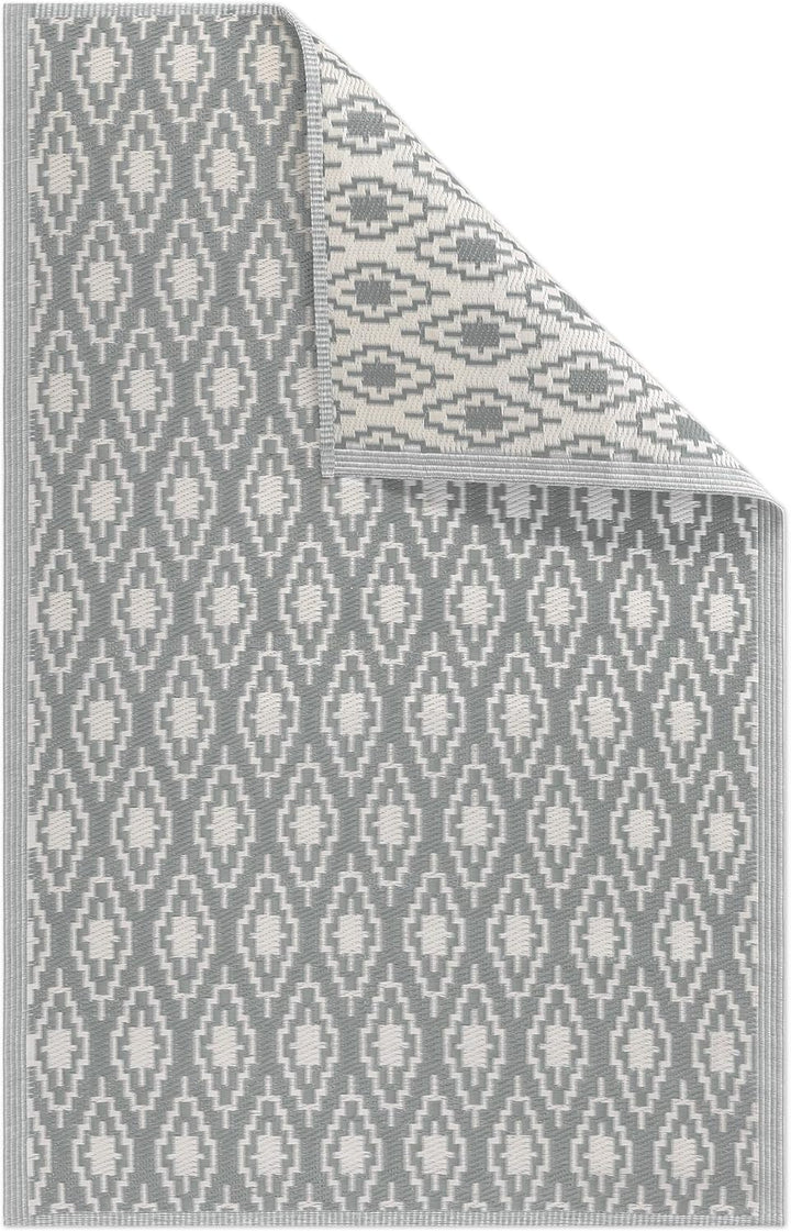 JEMIDI Outdoor Teppich 120x180cm gross - Terrassenteppich Balkonteppich Aussenteppich - Balkon Teppi