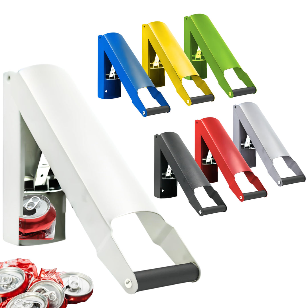 Dosenpresse zur Wandmontage, Weiss – robuste Dosenpresse zum Recycling von Verdichter für Seltzer So