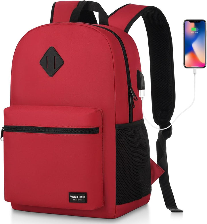 YAMTION Schulrucksack Mädchen Teenager Rucksack Damen,Schultasche Frauen Schulranzen Damen Rucksack